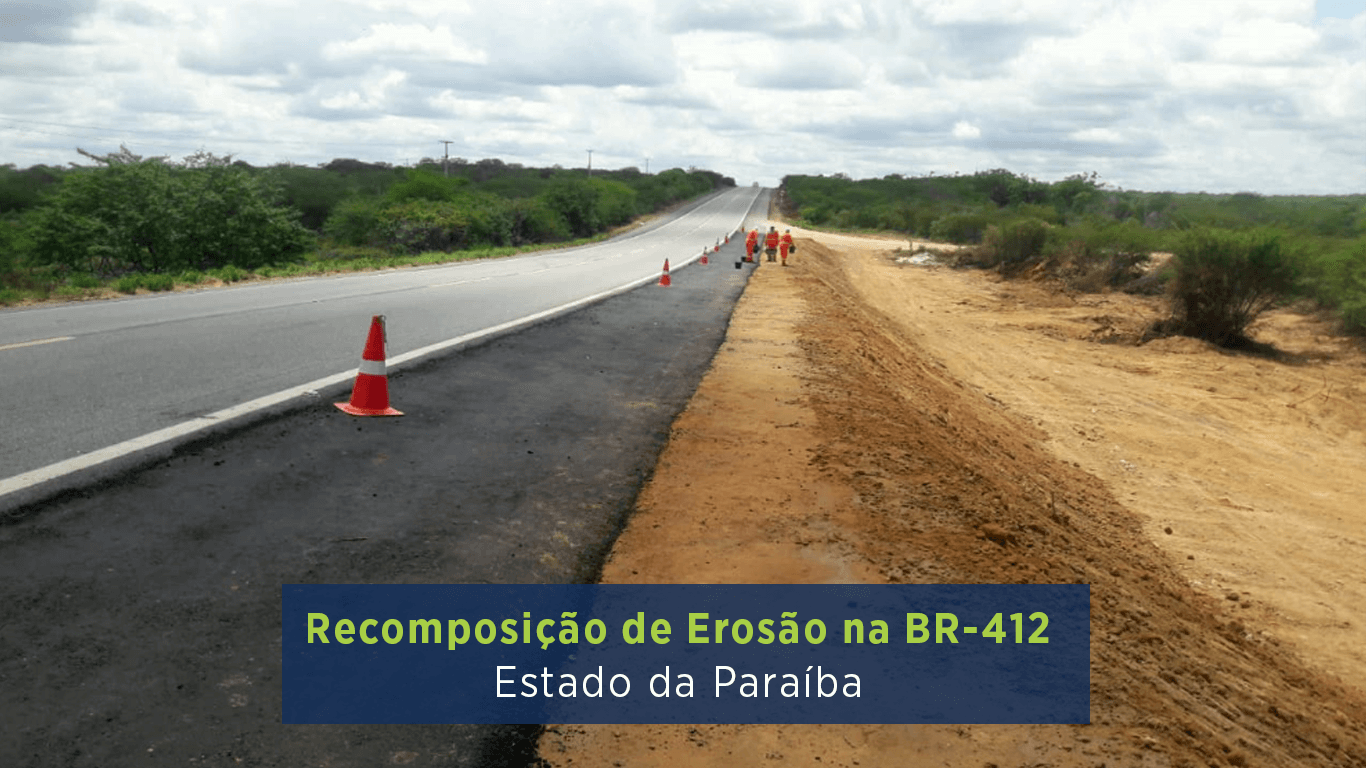 Recomposição de Erosão na BR-412 - Estado da Paraíba