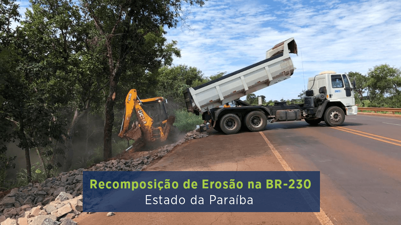 Recomposição de Erosão na BR-230 - Estado da Paraíba